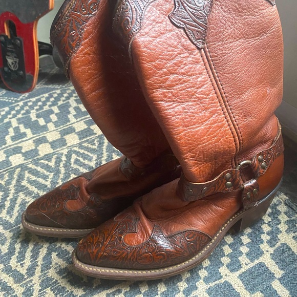 Vintage Authentic Cowboy boots - Picture 1 of 4